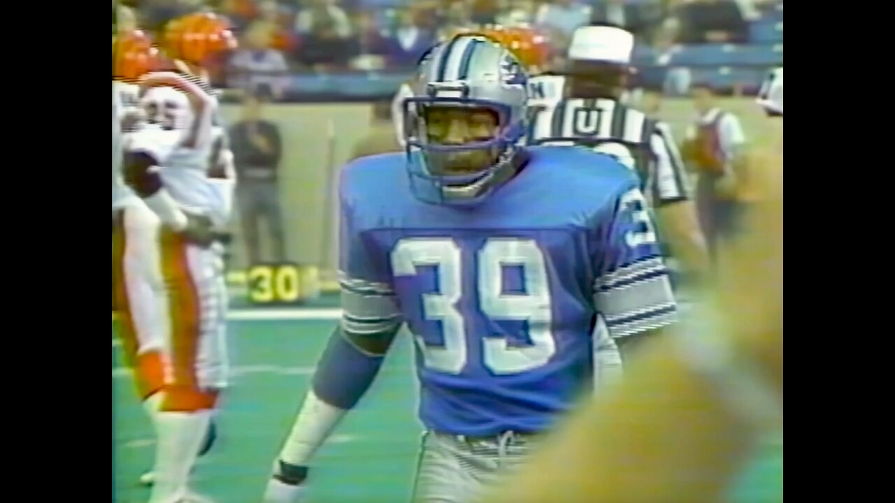 1986 Cincinnati Bengals at Detroit Lions