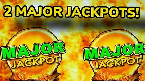 NOT 1 BUT 2 MAJOR JACKPOTS!