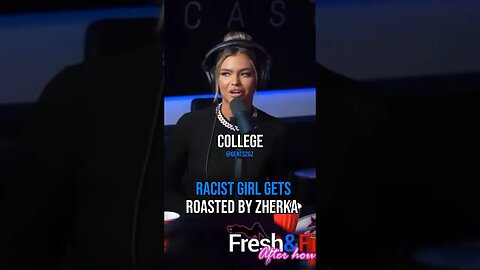 💥Racist Girl Gets Roasted by Zherka 🤣@FreshFitMiami @JonZherka #shorts