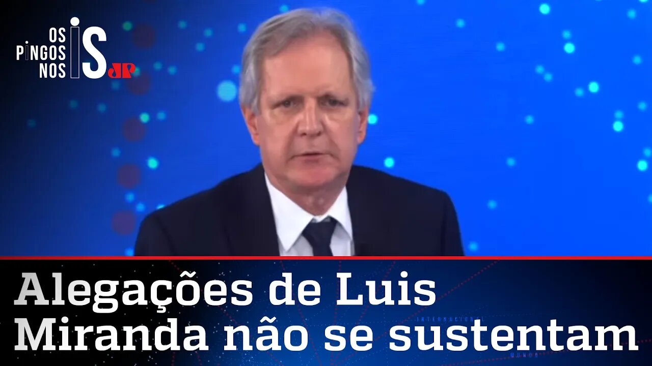 Augusto Nunes: Onyx fala com a segurança que Luis Miranda não tem