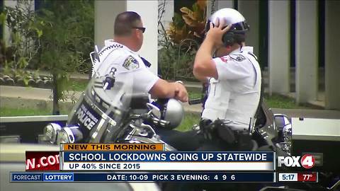 School lockdowns up significantly