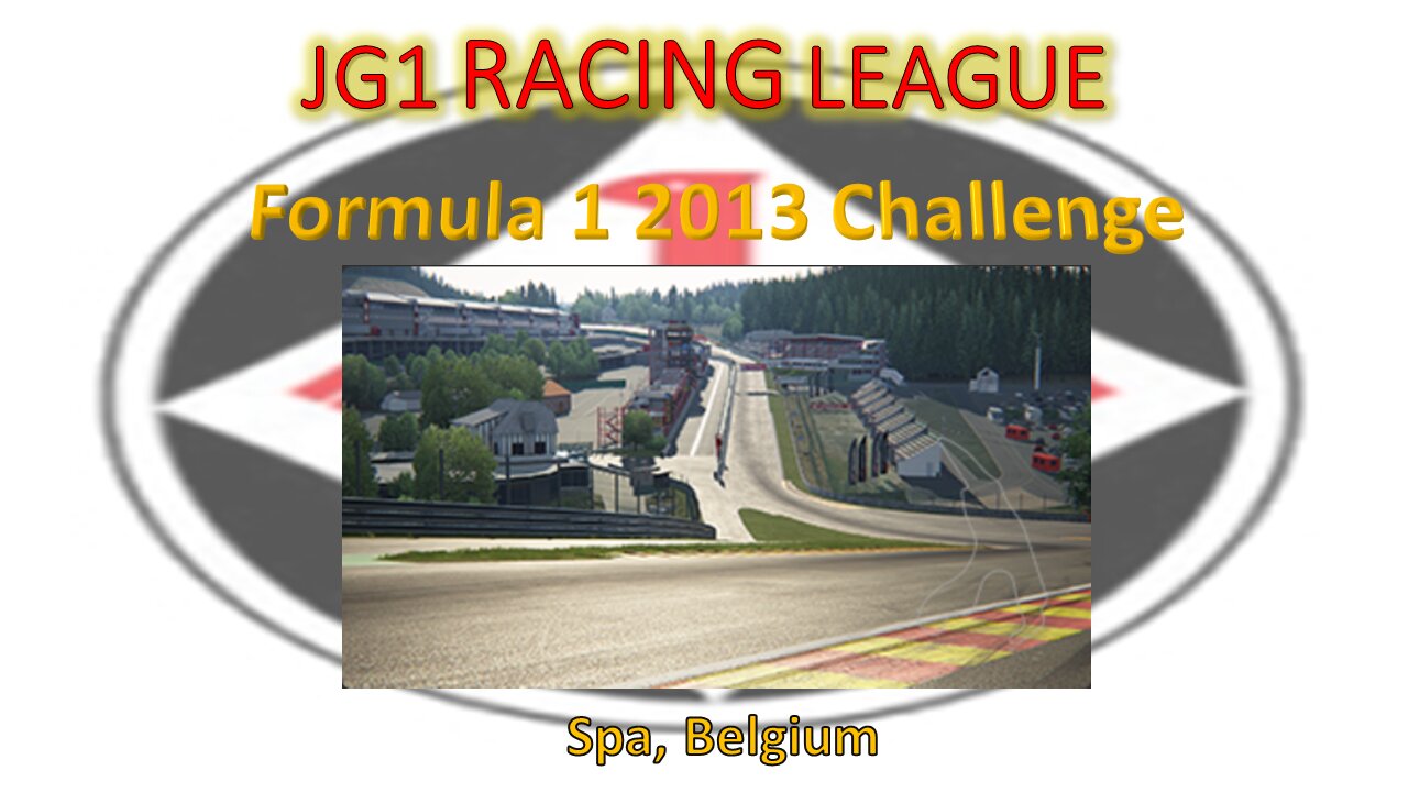 Race 6 | JG1 Racing League | Formula 1 2013 Challenge | Spa | Belgium