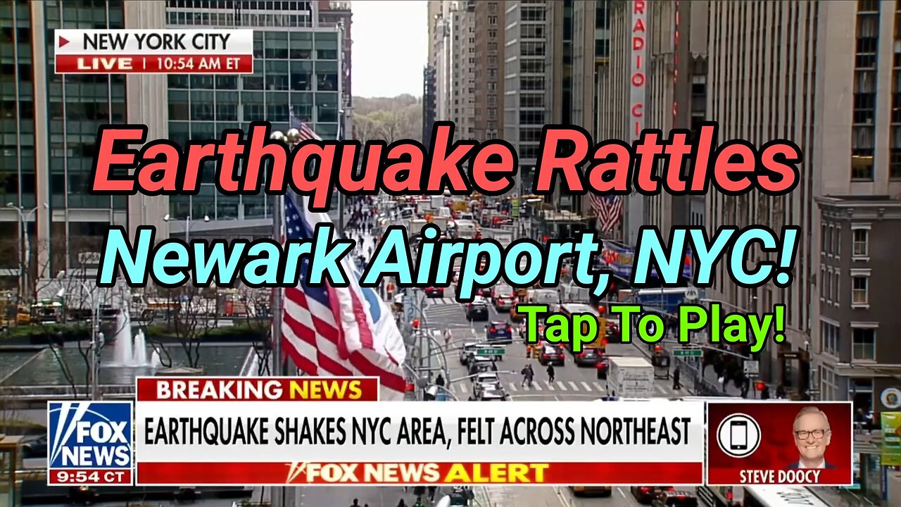 Earthquake rattles Newark Airport, NYC! Steve Doocy describes 'explosion sounds'