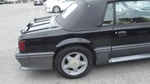 1989 FORD MUSTANG GT FOXBODY DROPTOP WALK AROUND VIDEO