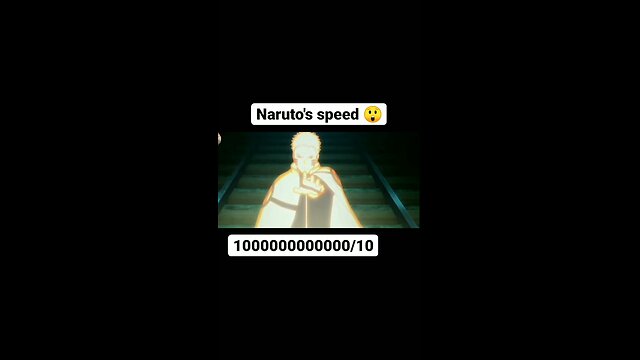 naruto s speed😮#short #anime #naruto