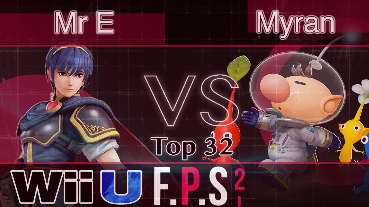RVL|Mr E (Marth & Lucina) vs. Myran (Olimar) - Wii U Top 32 - FPS2
