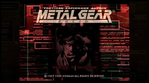 Legendary Metal gear solid intro sequence