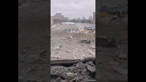 ★★★ Freedom Square in Kharkiv, after a Russian missile hit the Square