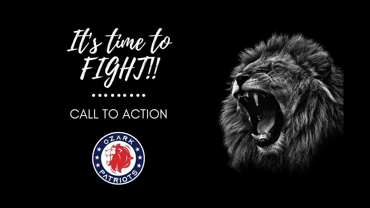 A Call to Action - It's time to FIGHT!