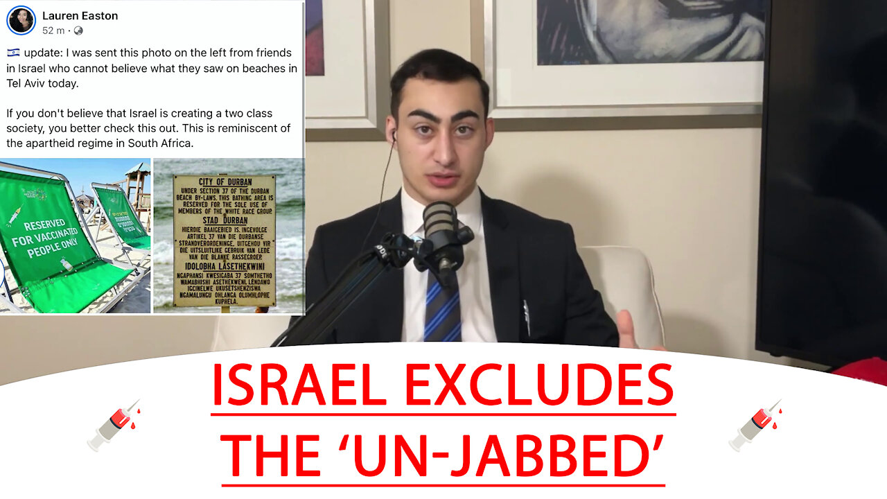 🔴 ISRAEL EXCLUDES THE ‘UN-JABBED💉 ‘