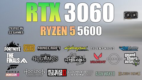 RTX 3060 : Test in 22 Games in Late 2024 - RTX 3060 Gaming | Still worth buying ?