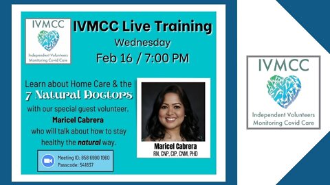 Health Matters Session 3:The 7 Natural Doctors with Dr. Maricel Cabrera (February 16, 2022)