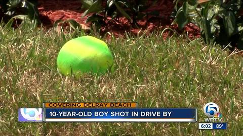 Child injured in drive-by shooting in Delray Beach