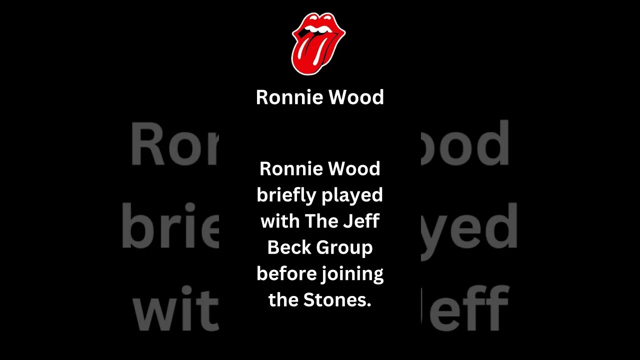 8 Rocking with the Stones Bite sized Insights : Ronnie Wood 3shorts #britishrockband #rollingstones