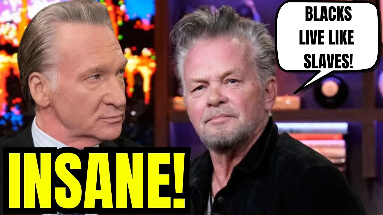 John Mellencamp Gets SHUT DOWN By Bill Maher after INSANE "BLACK PEOPLE LIVE LIKE SLAVES" Comments!