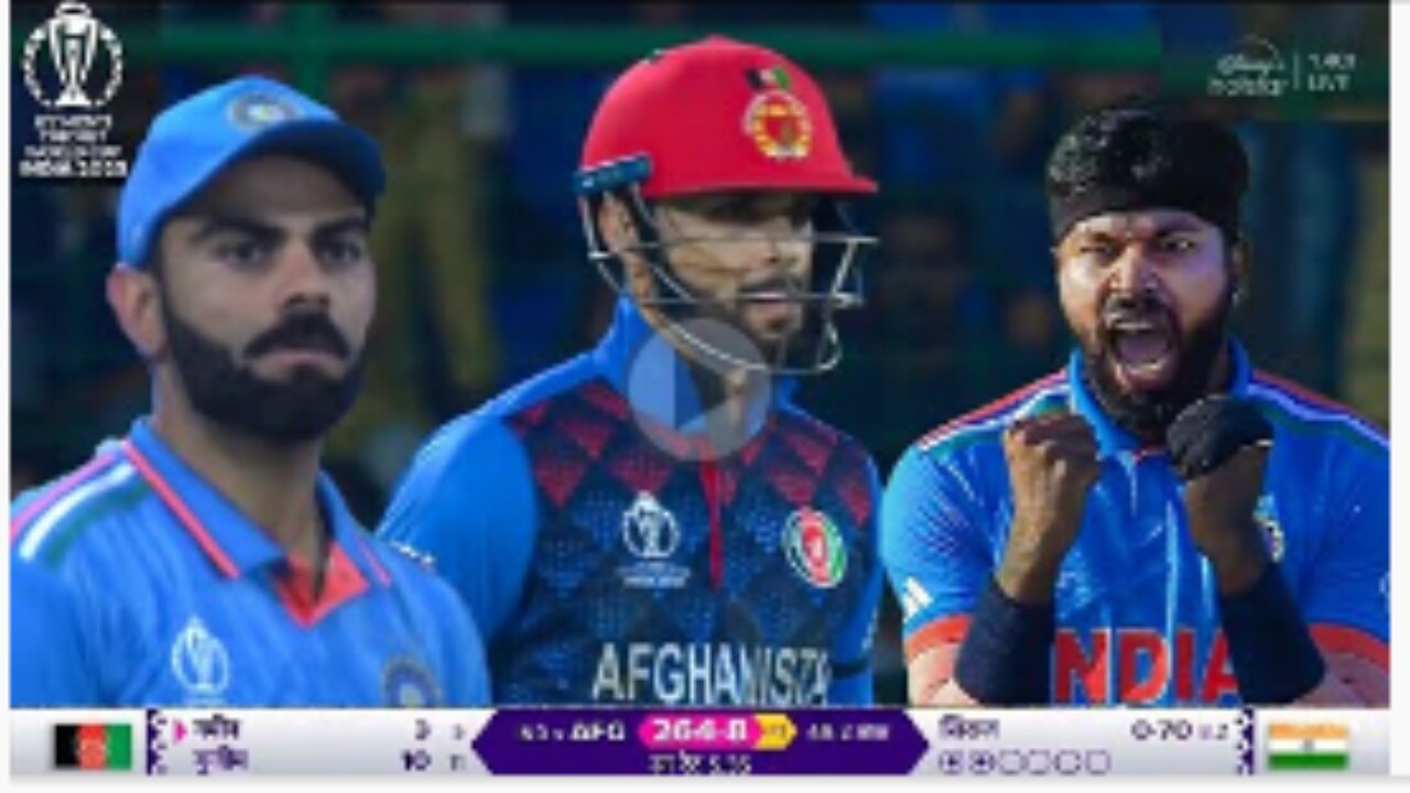 India vs Afghanistan World Cup 2023 Full Match Highlights, IND vs AFG WC Full Match Highlights