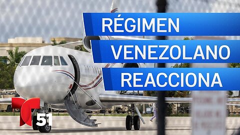 Régimen venezolano reacciona tras incautación de jet privado de Maduro