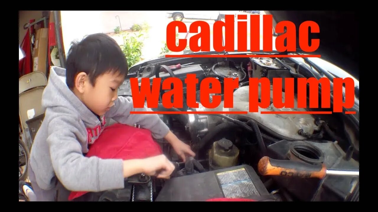 Detailed water pump Replacement Cadillac CTS √ Fix it Angel