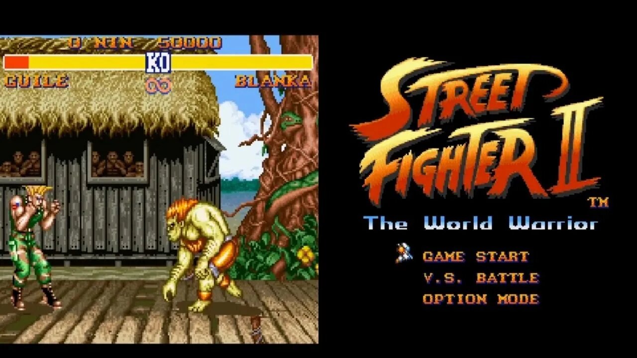 1992 Street Fighter II. Classic and Retro Arcade Game. No Commentary Gameplay. | Piso games