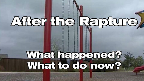 After The Rapture, what happened and what to do now?