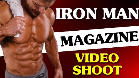 VINTAGE IRONMAN MAGAZINE VIDEO SHOOT | Clark Bartram