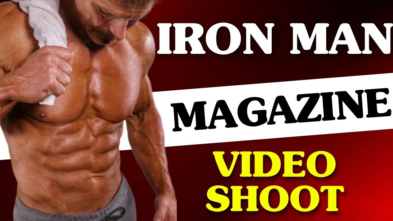 VINTAGE IRONMAN MAGAZINE VIDEO SHOOT | Clark Bartram