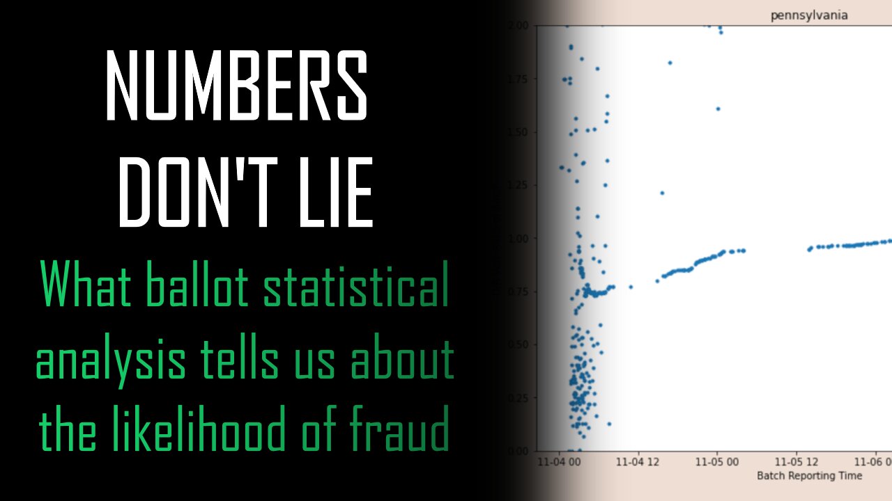 NUMBERS DON'T LIE - What Ballot Statistical analysis tells us about the likelihood of fraud