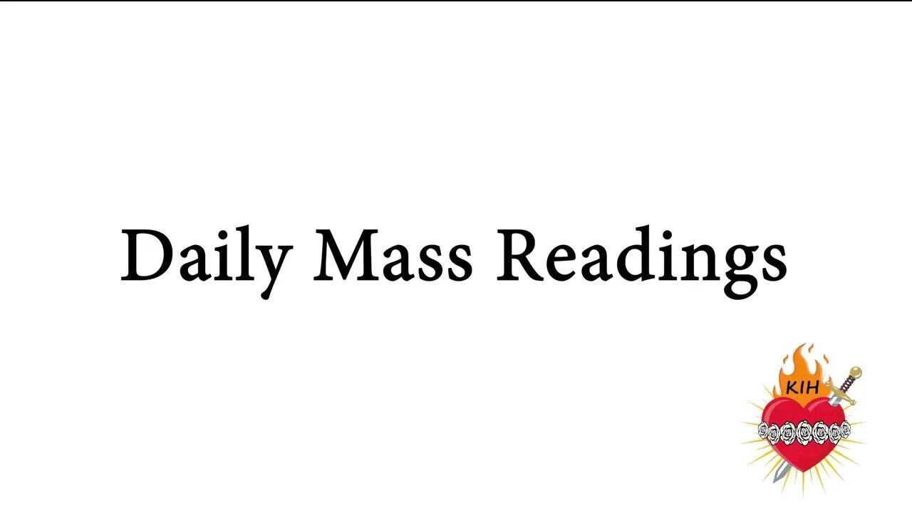 9-15-23 | Daily Mass Readings | Memorial of Our Lady of Sorrows