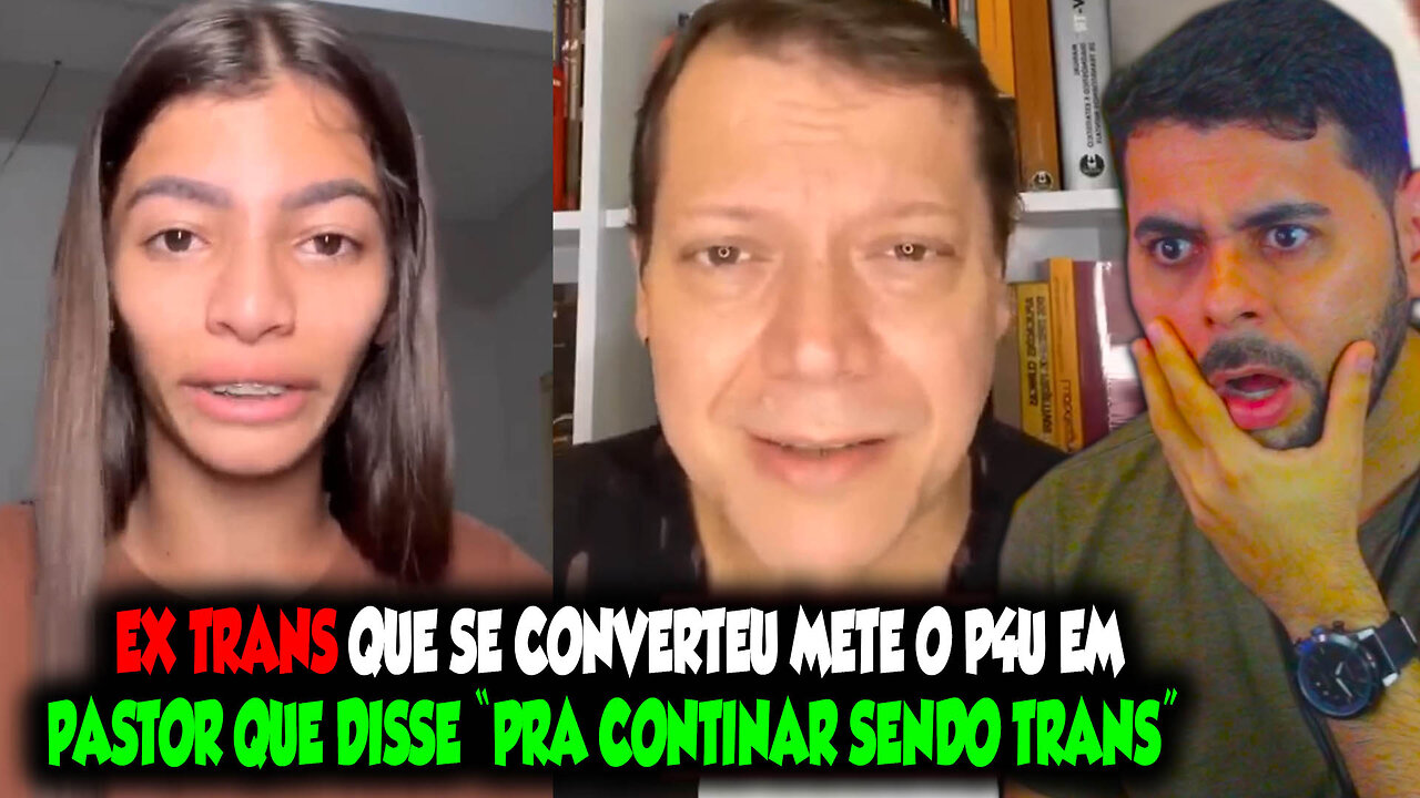 EX TRANS QUE SE CONVERTEU, METE O PAU EM PASTOR QUE DISSE "PRA CONTINUAR SENDO TRANS"