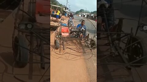 This Nigerian man built his own car from scraps!Wow! Amazing…😃👏🏻👏🏻 #Shorts #car