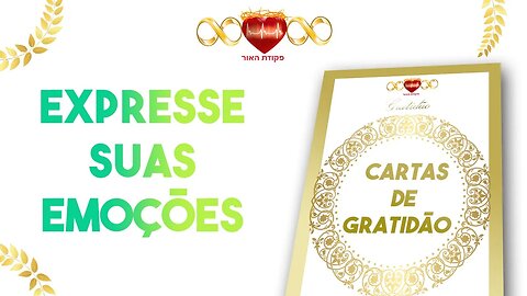 Expresse suas Emoções - Cartas de Gratidão #6