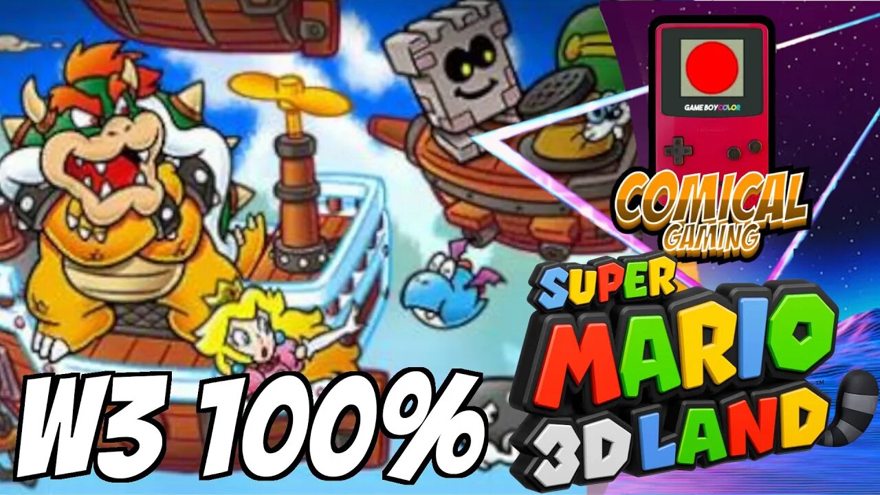 [COMICAL GAMES] Scrubby Plays: Super Mario 3D Land Episode 3 - World 3 100%!