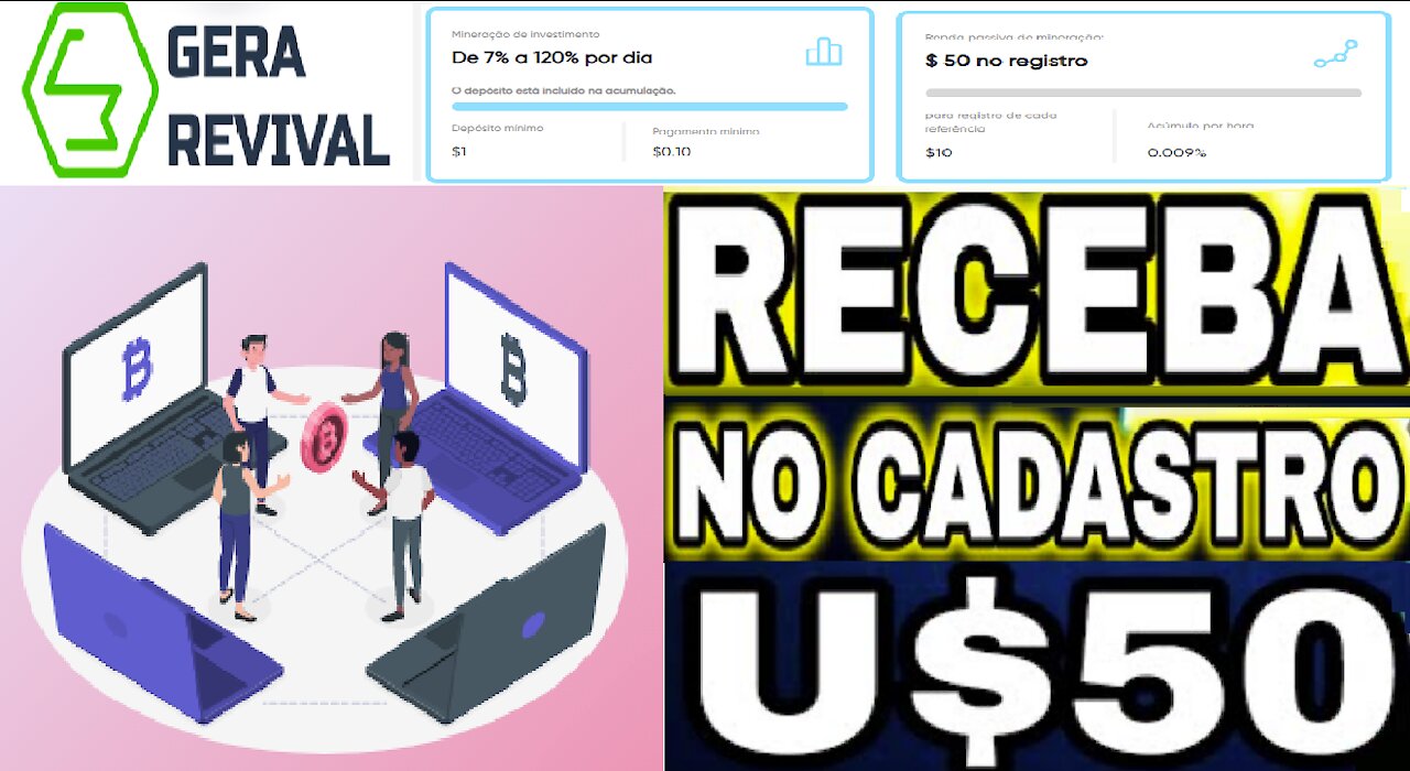 【GERA REVIVAL Tutorial】Ganhe Bônus de registro de $50 Instantâneo | + $20 no Telegram | Renda Extra