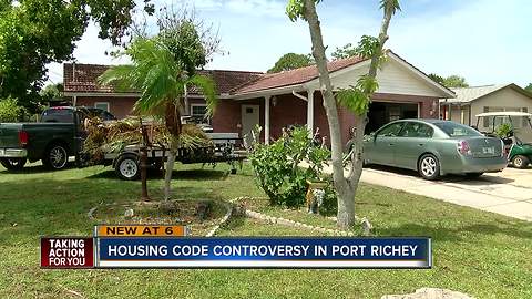 New housing code proposal causing tension in Port Richey