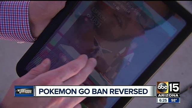 Man's Pokemon Go account banned