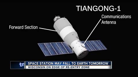 How to see the Chinese space station's fall to Earth