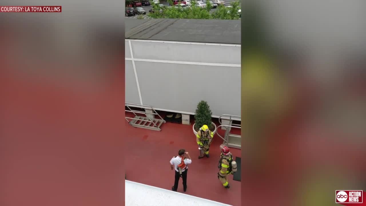 Video: Father’s Day cruise abruptly ends after fire erupts in the engine room