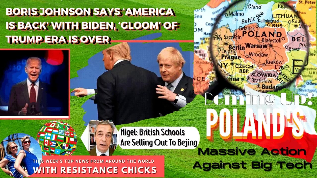 BORIS EMBRACES BIDEN; POLAND'S MASSIVE ACTION AGAINST BIG TECH; TOP WORLD NEWS 2/21/21