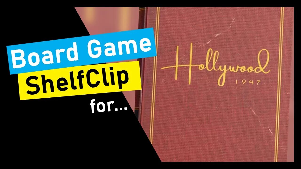 🌱ShelfClips: Hollywood 1947 (Short Board Game Preview)
