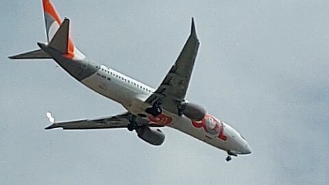 Boeing 737 MAX 8 PS-GPE coming from Rio de Janeiro to Fortaleza
			