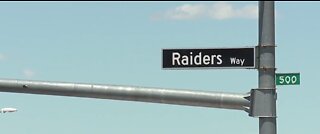 Raiders add road signs near practice facility