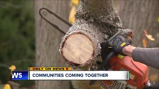 Northfield restaurant picks up tab for family affected by Sunday's storm, power outages