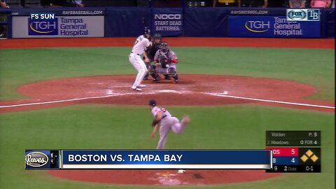 Boston Red Sox move pass Tampa Bay Rays into 2nd place in AL East for 1st time since March