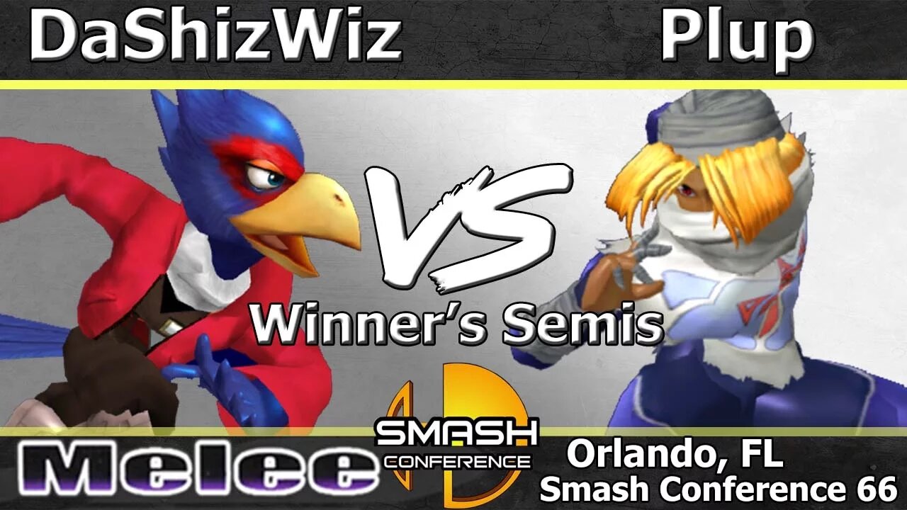 DaShizWiz (Falco) vs. PG|Plup (Sheik) - Melee Winner's Semis - SC: LXVI