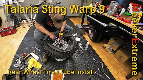 Talaria Sting MX3 - CST Legion Tire Install on Warp9 Rims