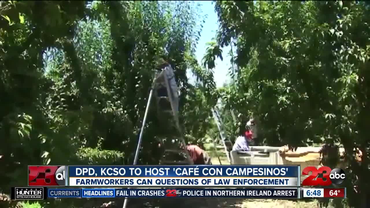 Delano Police hosts 'Cafe con un Campesino'