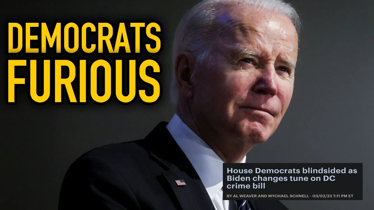 Biden BACKSTABS Democrats on DC Crime Bill