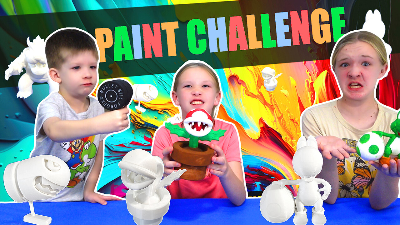 Super Mario 3D Paint Challenge!!!