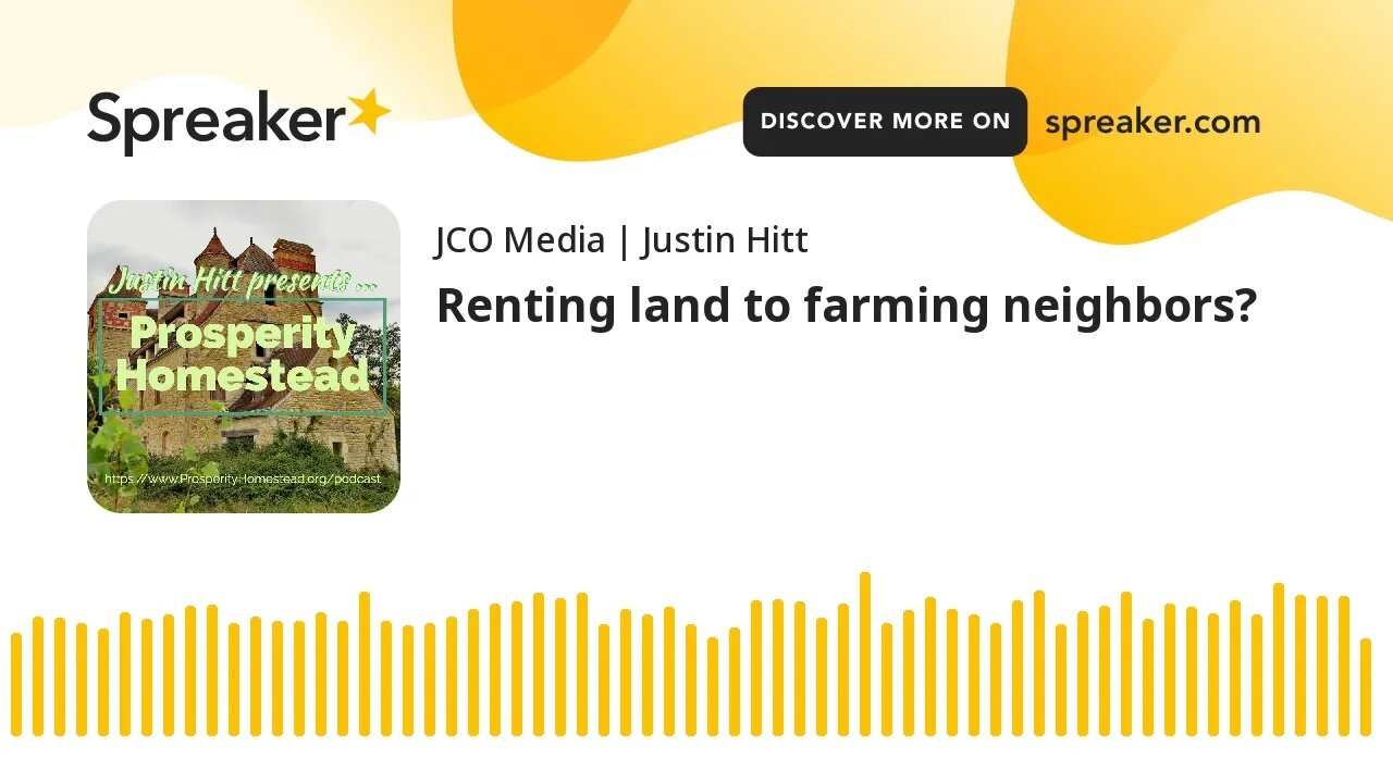 Renting land to farming neighbors?