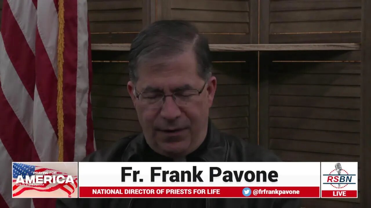 Praying for AMerica LIVE with Fr. Frank Pavone; Answering your questions!